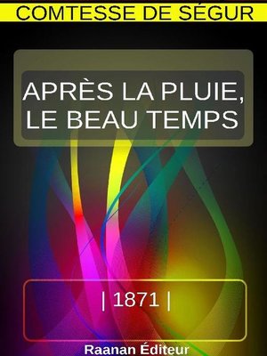 cover image of APRÈS LA PLUIE, LE BEAU TEMPS